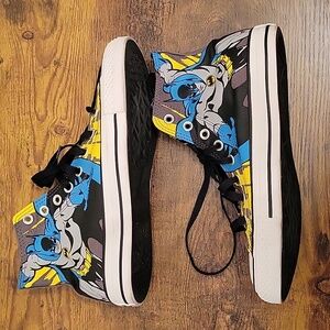 Gently Worn Batman DC Comics Converse Allstar High Top Chucks